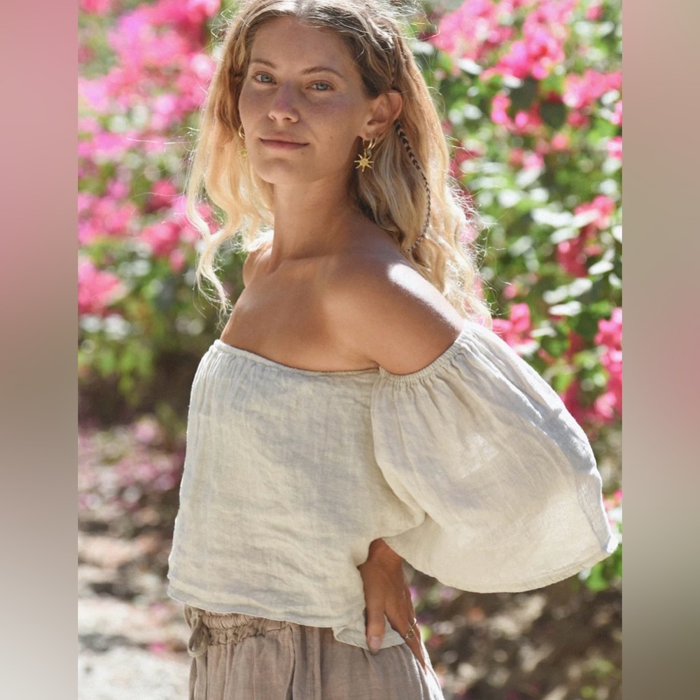 Beachwood Baby Linen Coco Top S/M